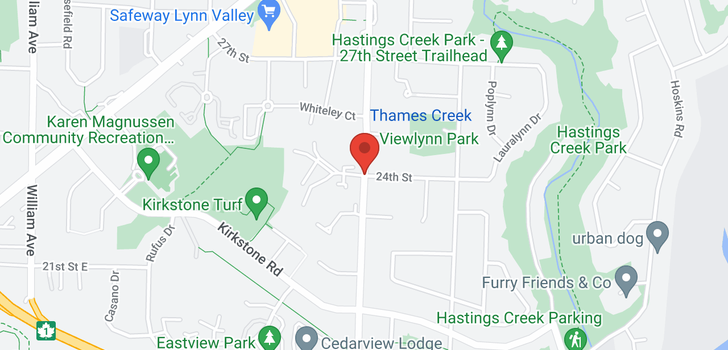 map of 1101 2375 EMERY COURT